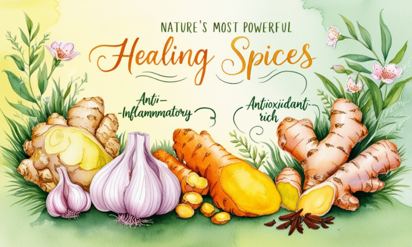 Health Benefits of Ginger, Garlic, Turmeric, and Cloves: Nature's Most Powerful Healing Spices